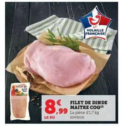 filet de dinde maître coq