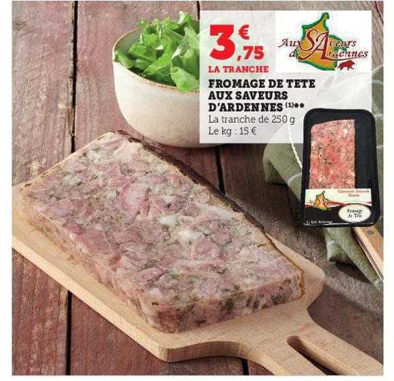 fromage de tête aux saveurs d'ardennes