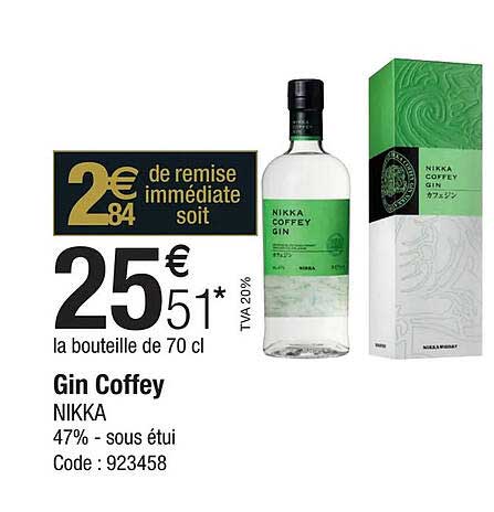 gin coffey nikka 47%