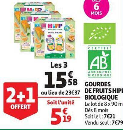 Gourdes De Fruits Hipi Biologique