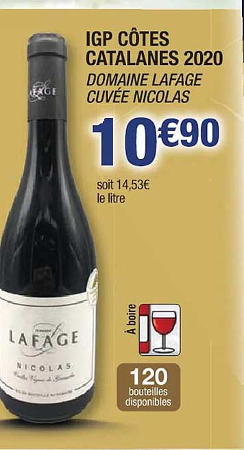 igp côtes catalanes 2020 domaine lafage cuvée nicolas