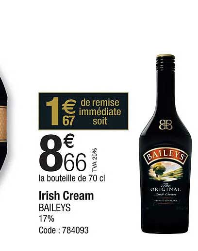irish cream baileys