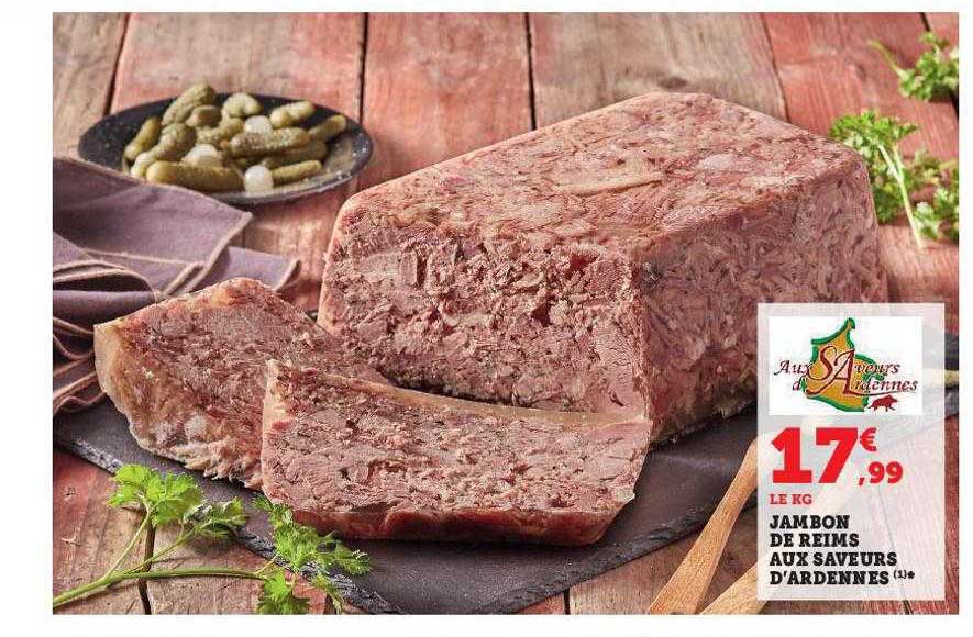 jambon de reims aux saveurs d'ardennes