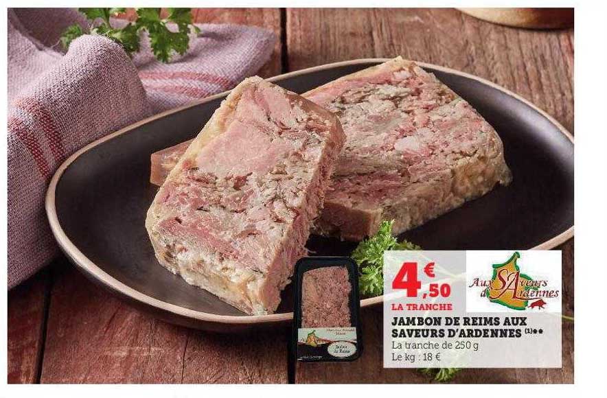 jambon de reims aux saveurs d'ardennes