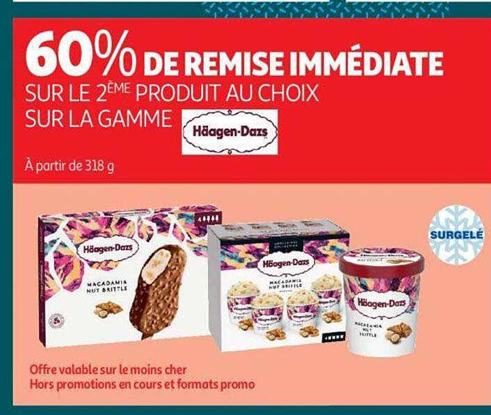 la gamme häagen-dazs