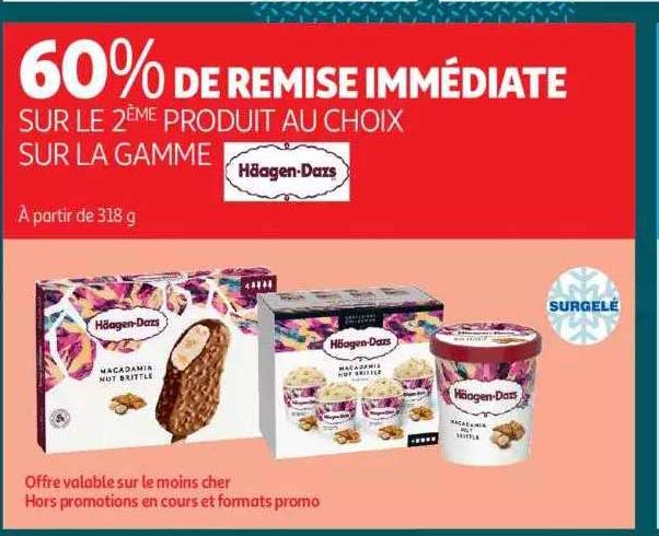 la gamme häagen-dazs