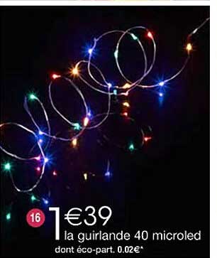 la guirlande 40 microled