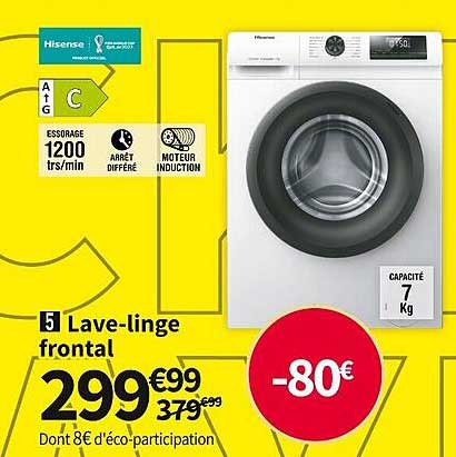 lave-linge frontal hisense