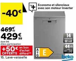 lave-vaisselle beko