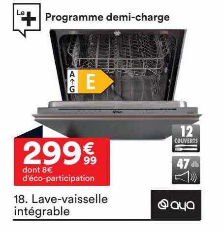 lave-vaisselle intégrale aya