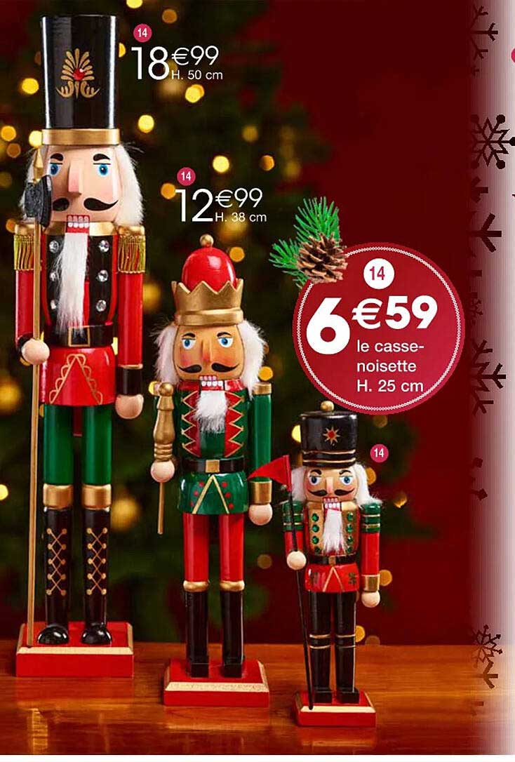 le casse-noisette h.25 cm