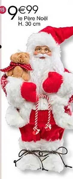 le père noël h.30 cm