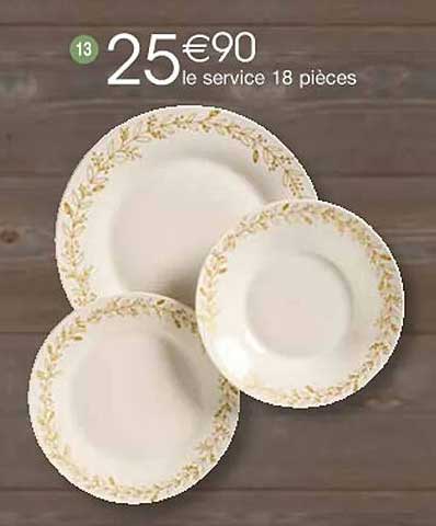 Le Service 18 Pièces