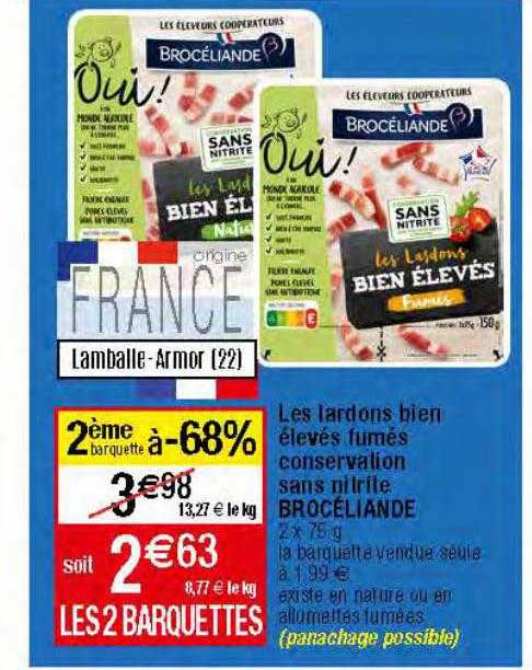 les lardons bien élevés fumés conservation sans nitrite brocéliande