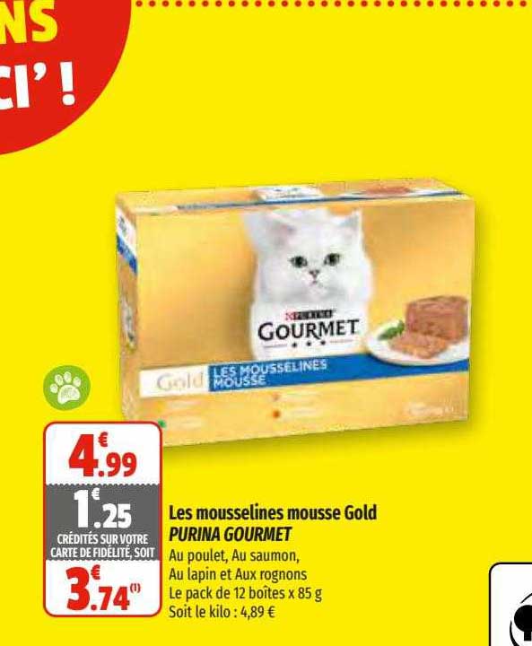 Les Mousselines Mousse Gold Purina Gourmet