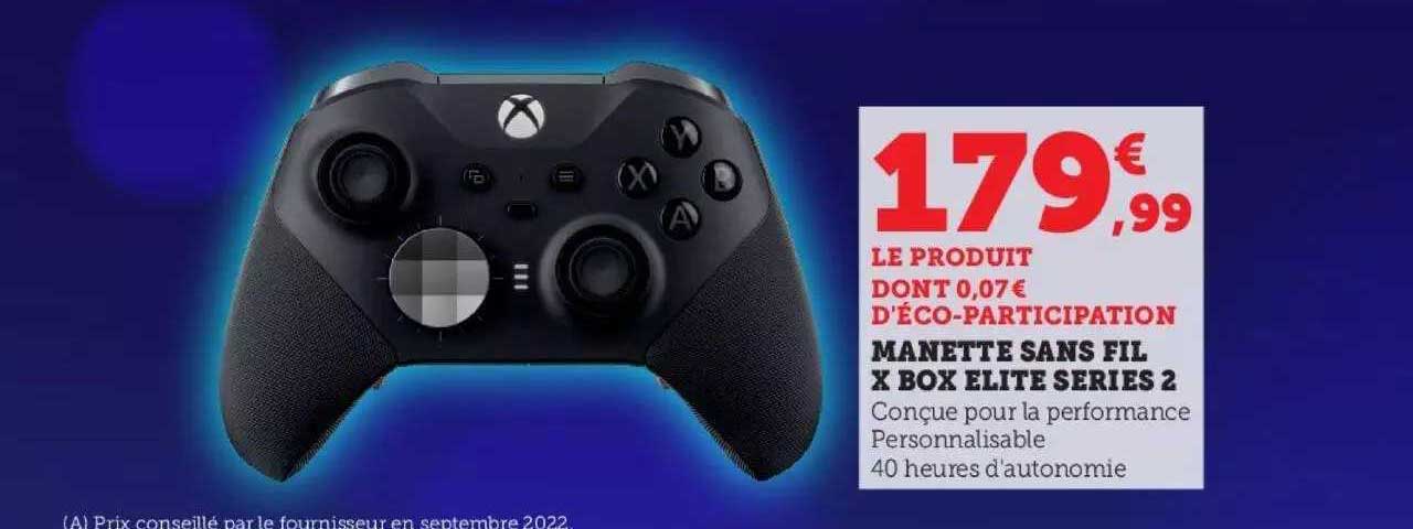 manette sans fil xbox elite séries 2