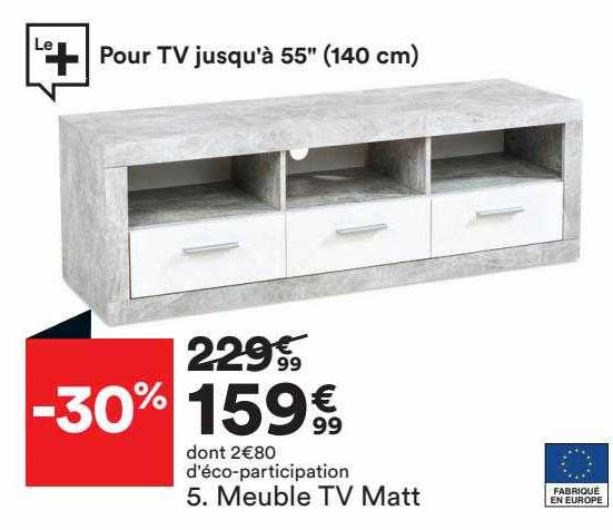 meuble tv matt
