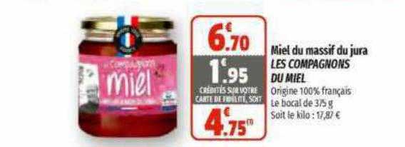 miel du massif du jura les compagnons du miel