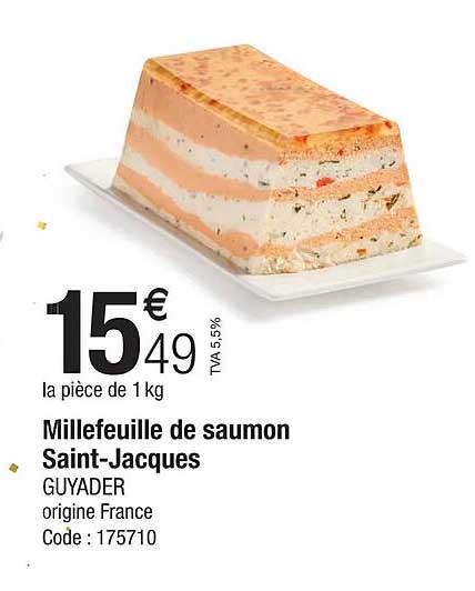 millefeuille de saumon saint-jacques