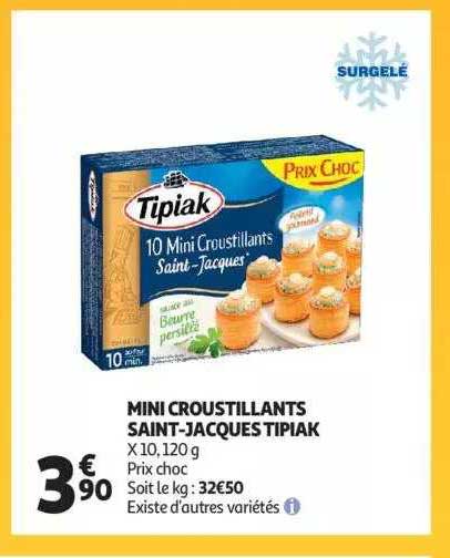 mini croustillants saint-jacques tipiak