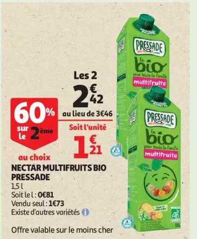 Nectar Multi Fruits Bio Pressade