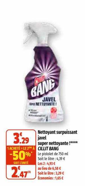 nettoyant surpuissant javel super nettoyante! cillit bang