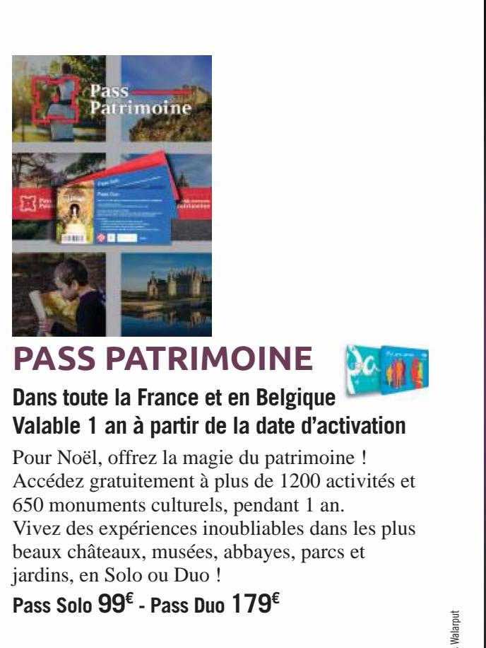 Pass Patrimoine