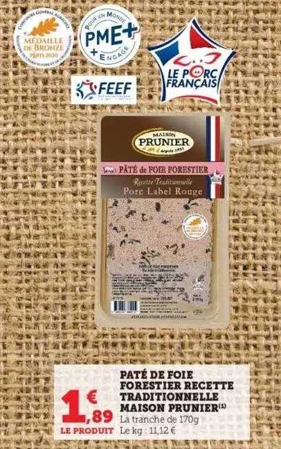 pâté de foie forestier recette traditionnelle maison prunier