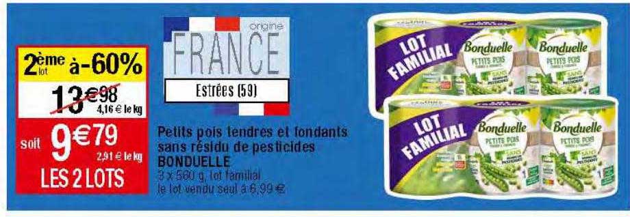 petits pois tendres et fondants sans résidu de pesticides bonduelle