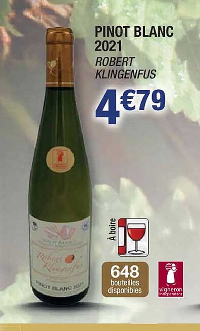 pinot blanc 2021 robert klingenfus