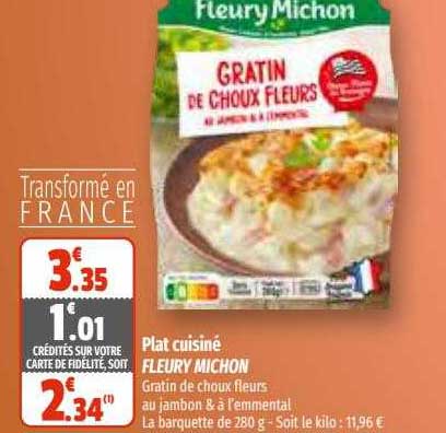 plat cuisiné fleury michon