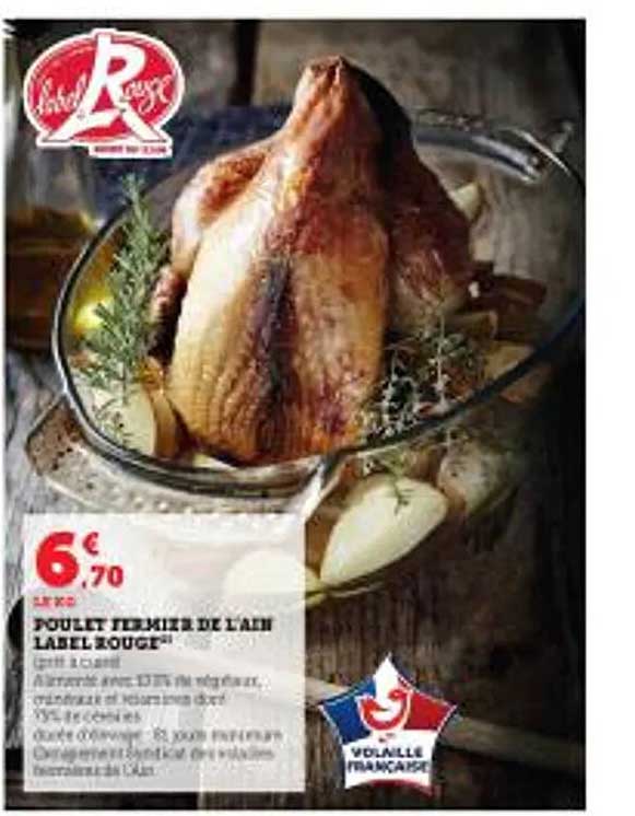 poulet fermier de l'ain label rouge