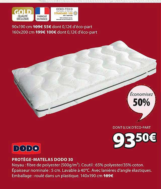 protège-matelas dodo 30
