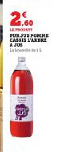 pur jus pomme cassis l'arbre à jus