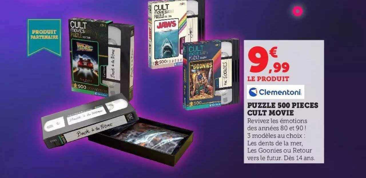 puzzle 500 pièces cult movie