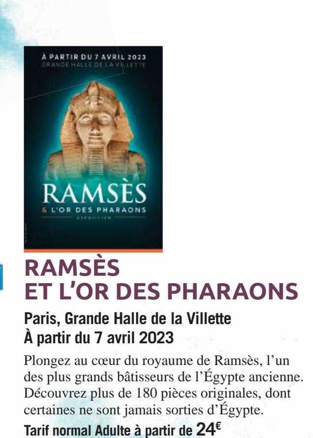 ramsès et l'or des pharaons