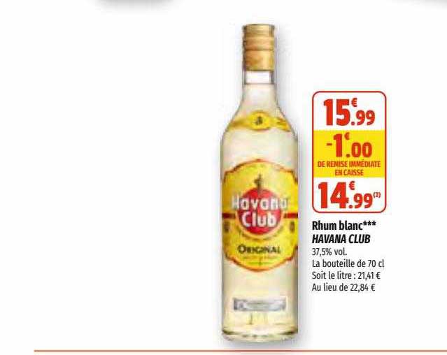Rhum Blanc Havana Club