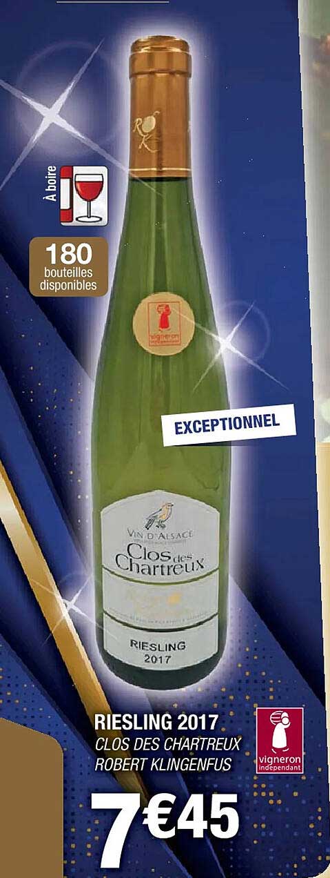 riesling 2017 clos des chartreux robert klingenfus