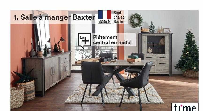 salle à manger baxter time