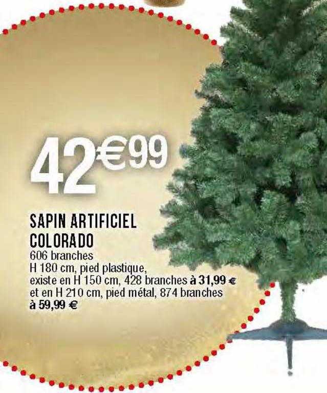 sapin artificiel colorado