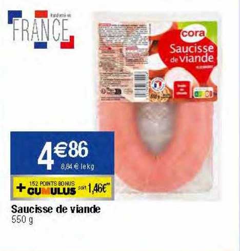 Saucisse De Viande Cora