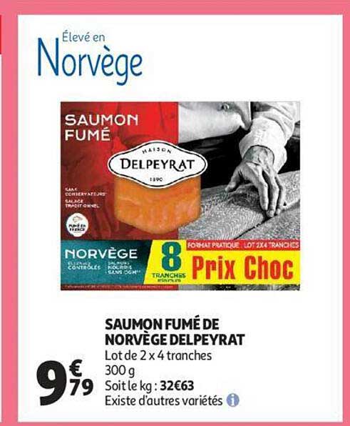 Saumon Fumé De Norvège Delpeyrat