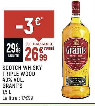 Scotch Whisky Triple Wood Grant's