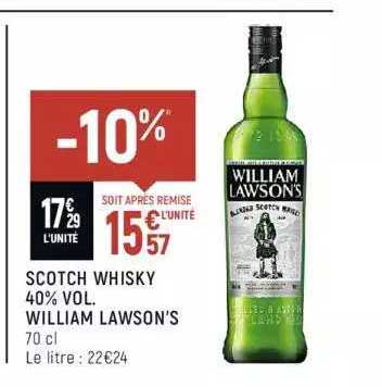 scotch whisky william lawson's