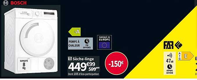 sèche-linge bosch
