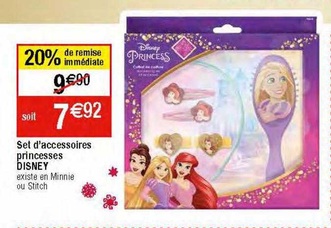 set d'accessoires princesses disney