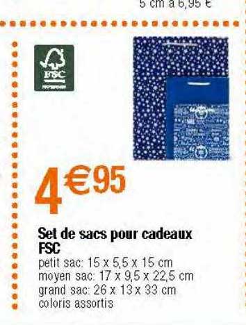 Set De Sacs Pour Cadeaux Fsc