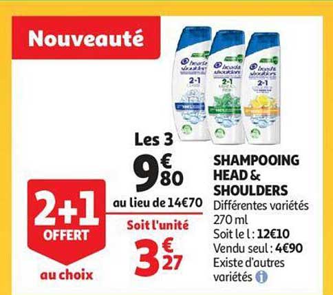 Shampooing Head & Shoulders