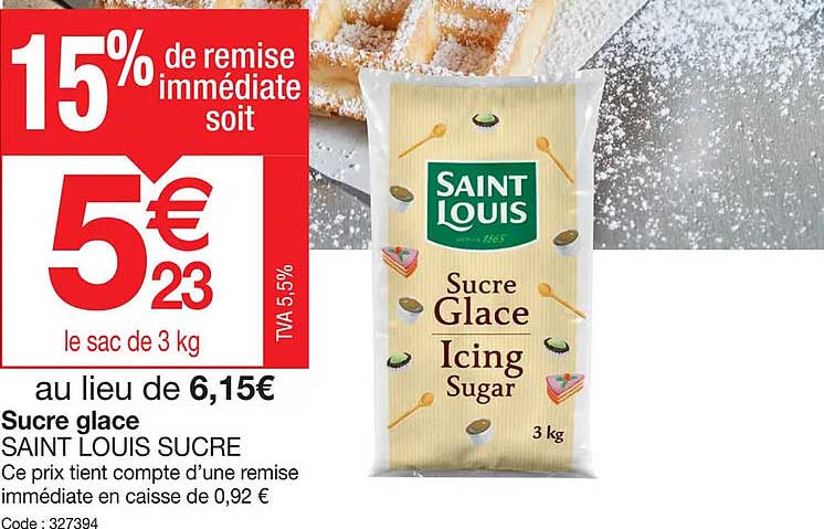 sucre glace saint louis sucre