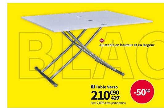 table verso